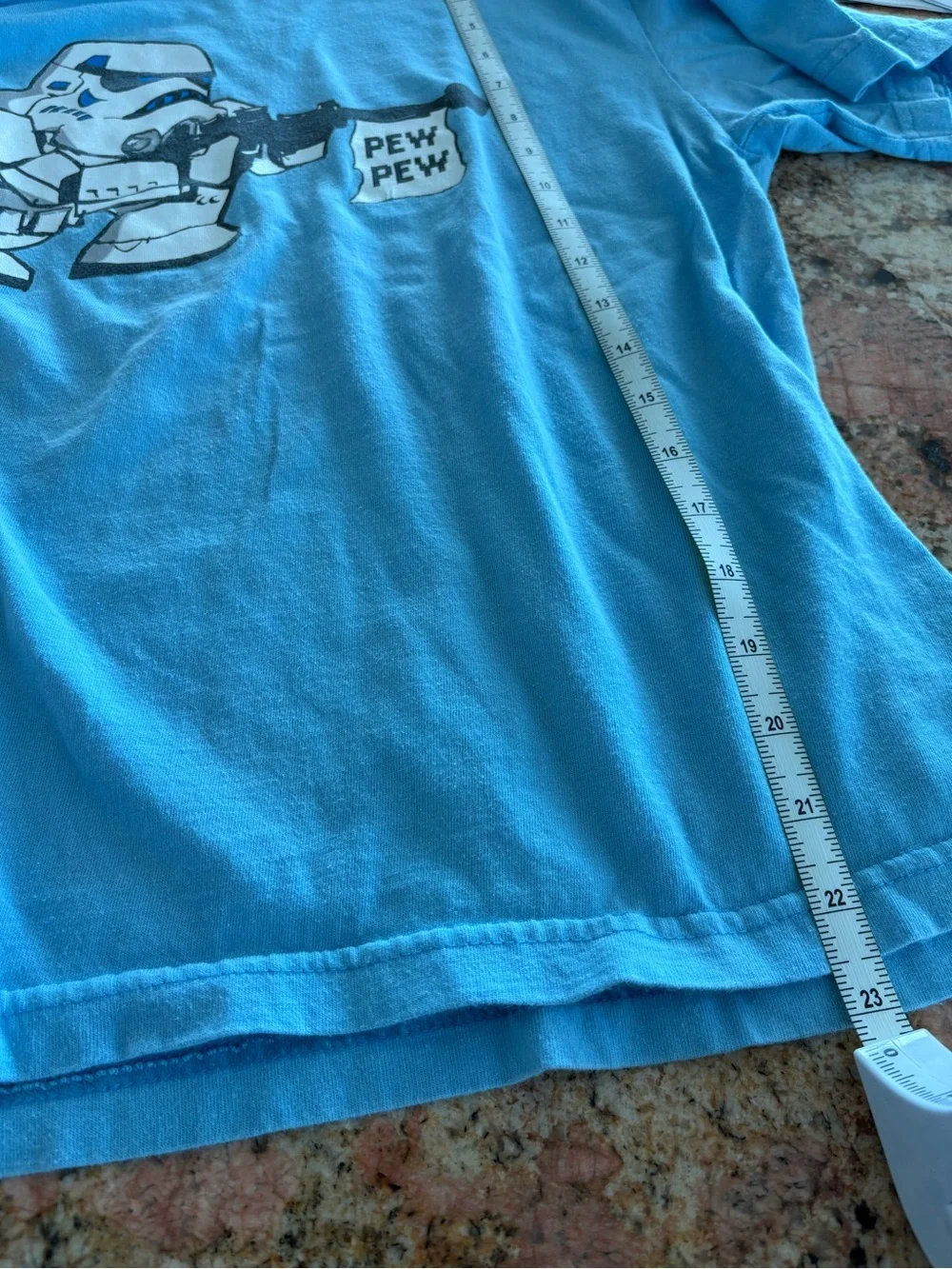 Star Wars Light Blue Kids Short Sleeve Stormtrooper Tee